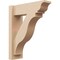 Ekena Millwork 6-in W x 18-in D x 22-in H Funston Trad Rough Cedar Woodgrain TimberThane Outlooker, Primed Tan OUTUR060X18X22FST04RCPR - alternate 1